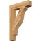 Ekena Millwork Funston Block Rough Sawn Bracket, Western Red Cedar, 6"W x 30"D x 42"H BKT06X30X42FST05RWR - alternate 1